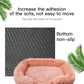 New Large Dog Bed Dog Plush Pet Bed Winter Thickened Pad Dog Sleeping Bed Sofa Removable Pad Dog Small Large Dog square kennel